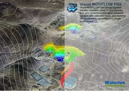 Waterloo Hydrogeologic Visual MODFLOW Flex 9.0 (412.45223)