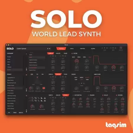 [WIN]TAQSIM SOLO World Lead Synth (跨平台虚拟乐器插件) v2.0.0 特别版插图