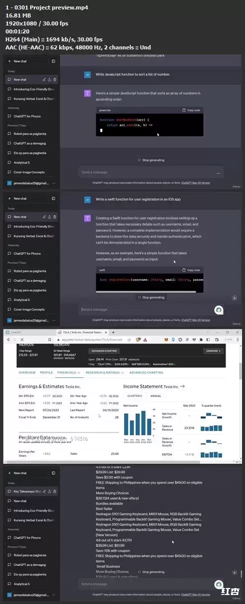 Employing ChatGPT for Elementary Data Analysis and Task Mana