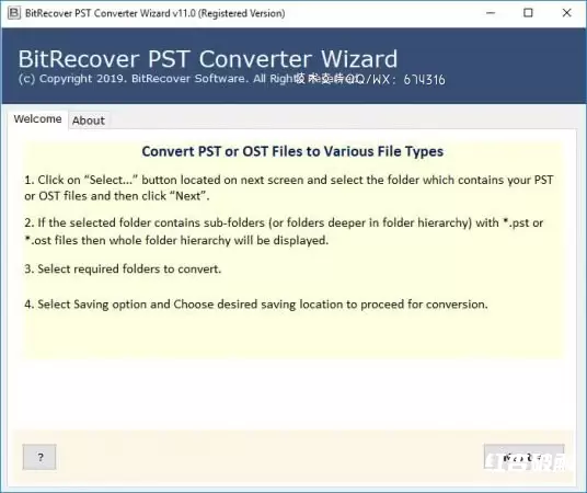 BitRecover PST Converter Wizard 转换向导插图