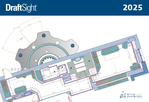 Dassault Systemes DraftSight Enterprise Plus 达索系统企业增强版绘图软件插图