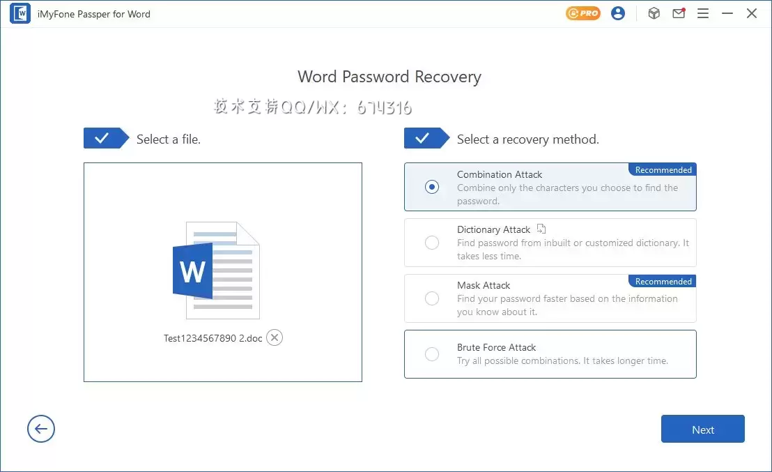Passper for Word专业Word文档密码恢复工具插图