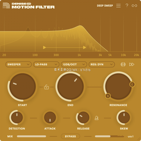 Denise Audio Motion Filter 丹尼斯音频动态滤波器插图