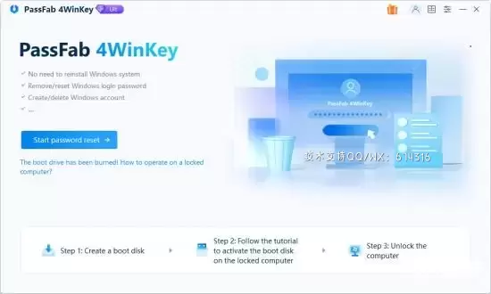 PassFab 4WinKey密钥工具多语言版插图