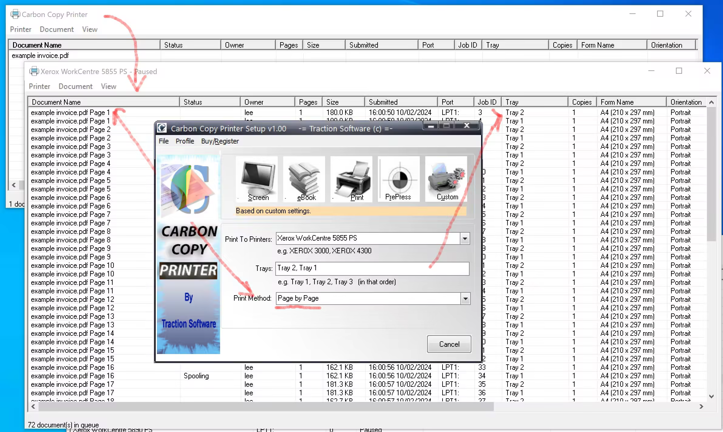 复写副本打印机Traction Software Carbon Copy Printer插图