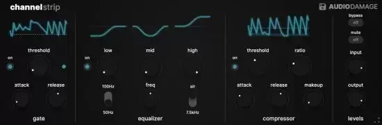 数字音频工作站Audio Damage AD058 ChannelStrip插图