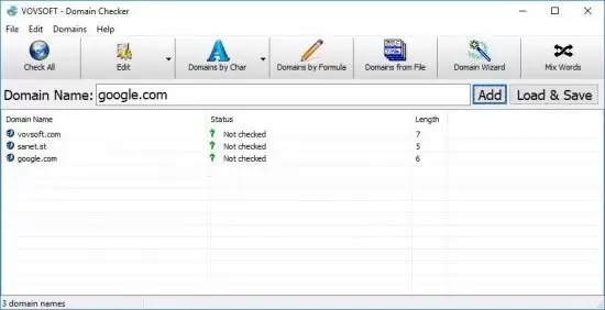 域检查软件VovSoft Domain Checker插图